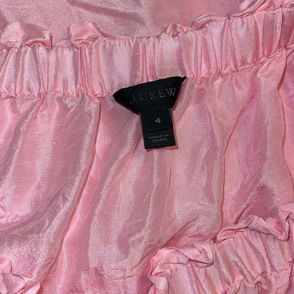 Pink silk J. Crew Top Size 4 - Picture 4 of 4